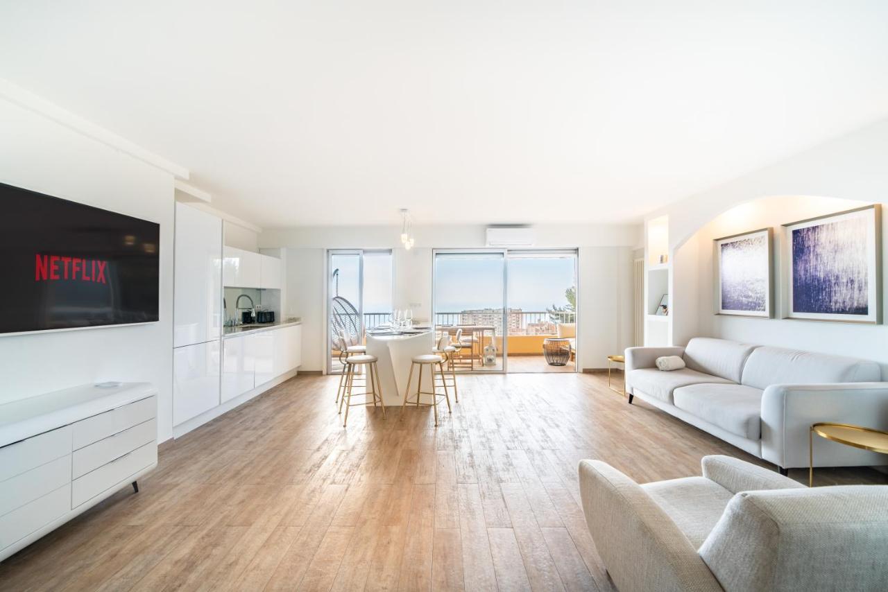 Monaco Border, Sea View, Terrace, Free Parking Daire